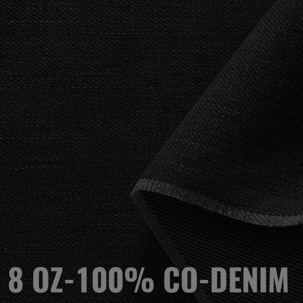 Jeans Stof Katoen 8-OZ Zwart Jeans Stof Katoen 8-OZ Zwart