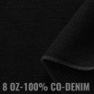 Tessuto Jeans Di Cotone 8-OZ Nero - (Tessuti Jeans Di Cotone)