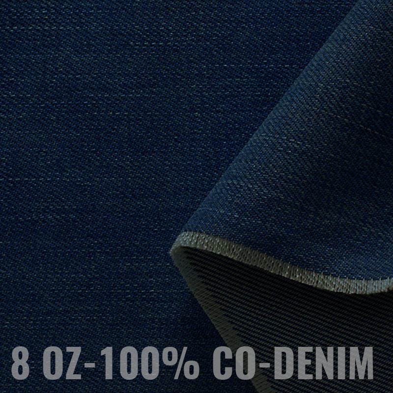 Jeans Stof Katoen 8-OZ Donker Blauw