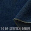 Jeans Stof Stretch 10-OZ Midden Blauw - (Jeans Stoffen Katoen)