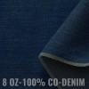 Jeansstoff Baumwoll 8-OZ Mittelblau