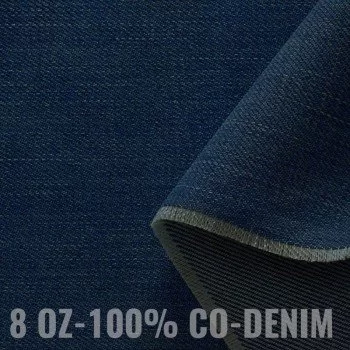 Jeans Stof Katoen 8-OZ Midden Blauw Jeans Stof Katoen 8-OZ Midden Blauw