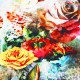 Jersey Cotton Fabric Digital Print - Big Rose Flower Jersey Cotton Fabric Digital Print - Big Rose Flower