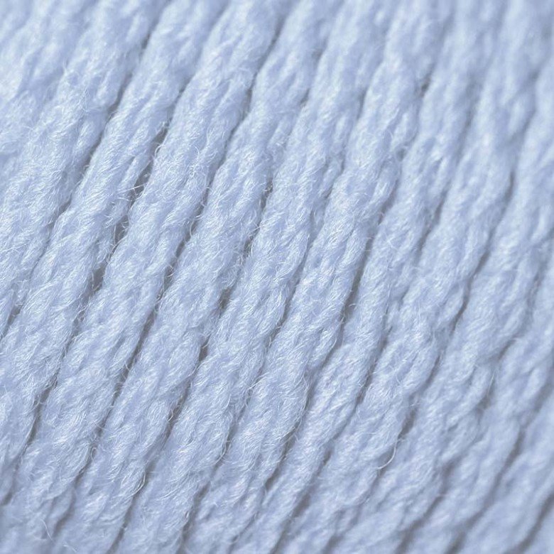 Fil De Laine 100% Mérinos ISPE Aiguilles 7 - 8 Bleu Clair  - (Fils Et Laines Layette Aiguilles 7 - 8)