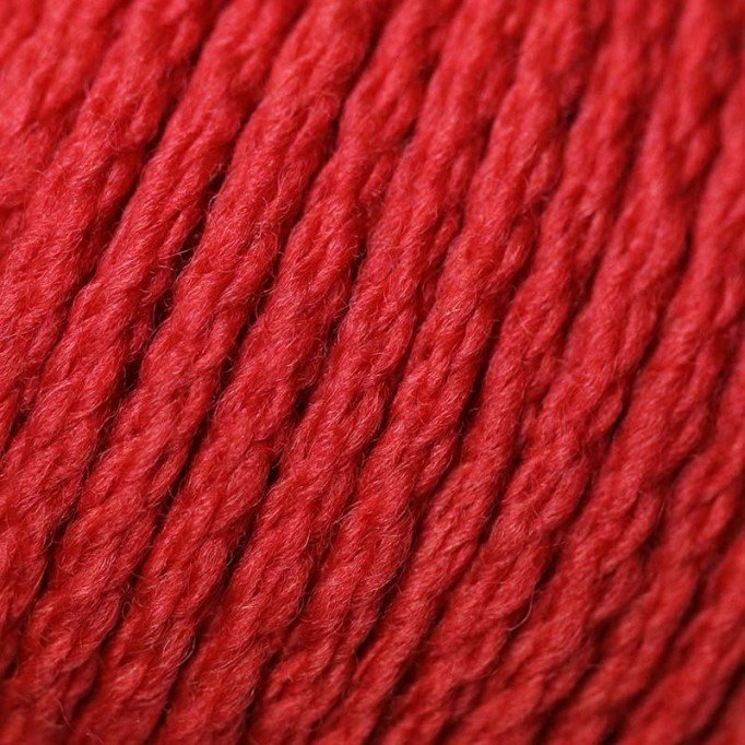 Merino Garn ISPE Nål Tykkelse 7 - 8 Rød - (Babyuld / Babygarn Nål Tykkelse 7 - 8)