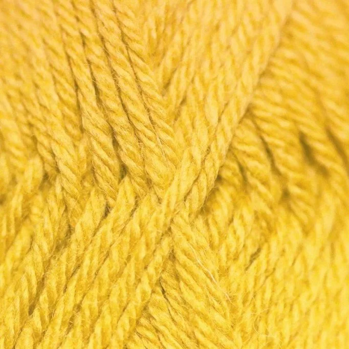 Knitting Wool ISPE Needle Size 4 Yellow - (Wool Knitting Yarn Needle Size 4)