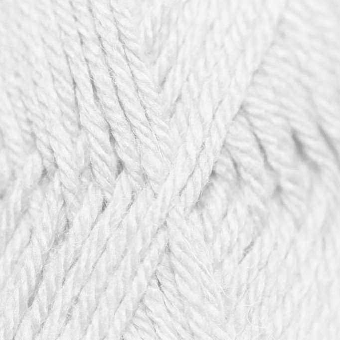 Knitting Wool ISPE Needle Size 4 White - (Wool Knitting Yarn Needle Size 4)