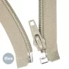 Divisible Spiral Zipper YKK Beige (572) 35CM Nylon