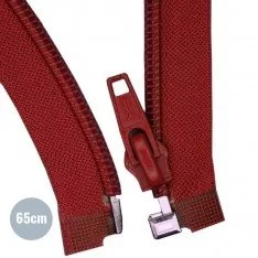 Spiral Lynlås Delbar YKK Bordeaux (527) 65CM Nylon