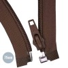 Zamki Błyskawiczne Rozdzielczy Spiralne YKK Brązowy (570) 75CM Nylon