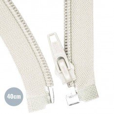 Cerniera Lampo Spirale Divisibile YKK Ecru (841) 40CM Nylon