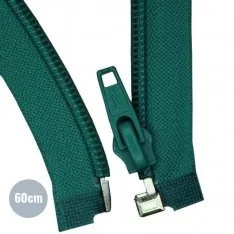 Spiral Lynlås Delbar YKK Petrol (908) 60CM Nylon