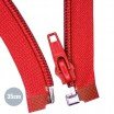 Divisible Spiral Zipper YKK Red 35cm Divisible Zipper YKK Red 35CM Nylon - (Divisible Nylon Zippers YKK)