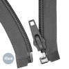 Fermetures Éclair Spirale Séparable Gris Foncé (306) 45CM Nylon