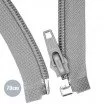 Teilbarer Spiralreißverschluss YKK Hellgrau (576) 70CM Teilbare Reißverschluss Grau 70CM Nylon - (Teilbare YKK Reissverschlüsse Nylon)