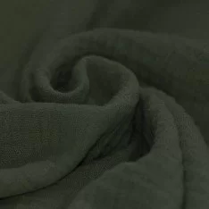 Muślin Bawełniany Wojskowa Zieleń