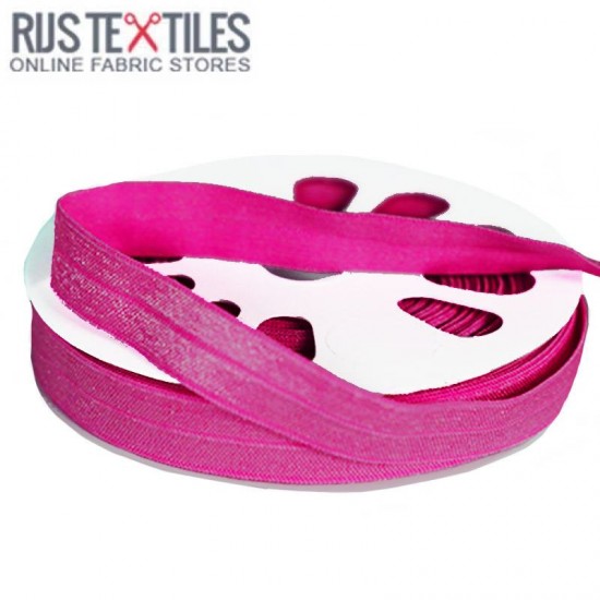 Elastic Edging Ribbon Fuchsia 17mm Elastic Edging Ribbon Fuchsia 17mm