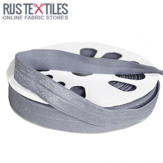 Elastic Edging Ribbon Steel-Grey 17mm Elastic Edging Ribbon Steel-Grey 17mm