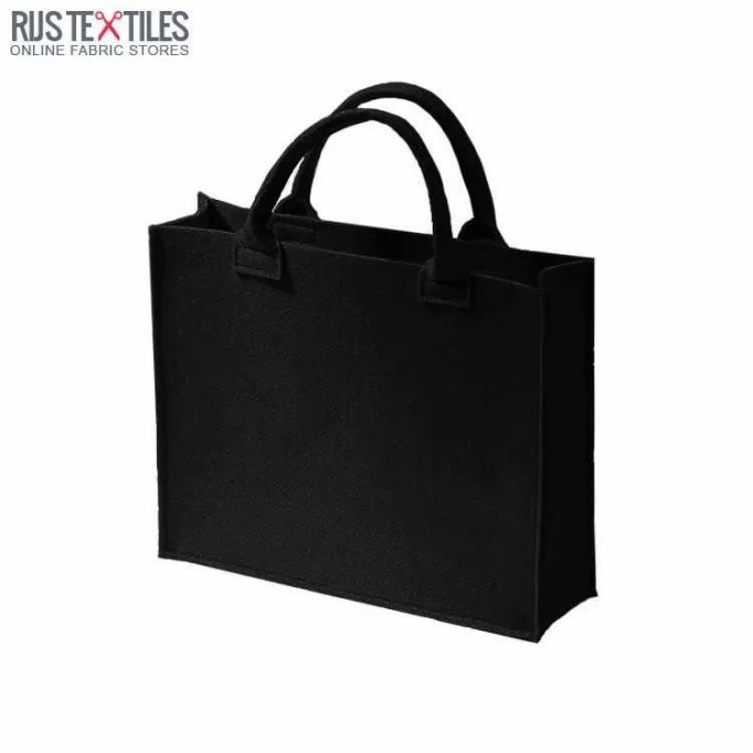 Felt Fabric 3mm Black  - (Felt Fabric (Bags))