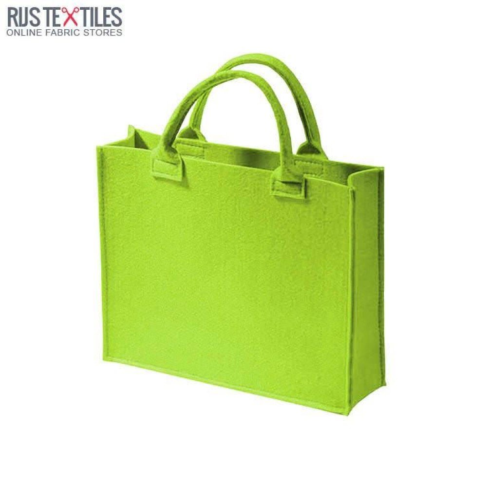 Tassenvilt 3mm Lime - Stevige Viltstof voor Tassen en Decoratie Tassenvilt 3mm Lime - (Tassenvilt Per Meter)