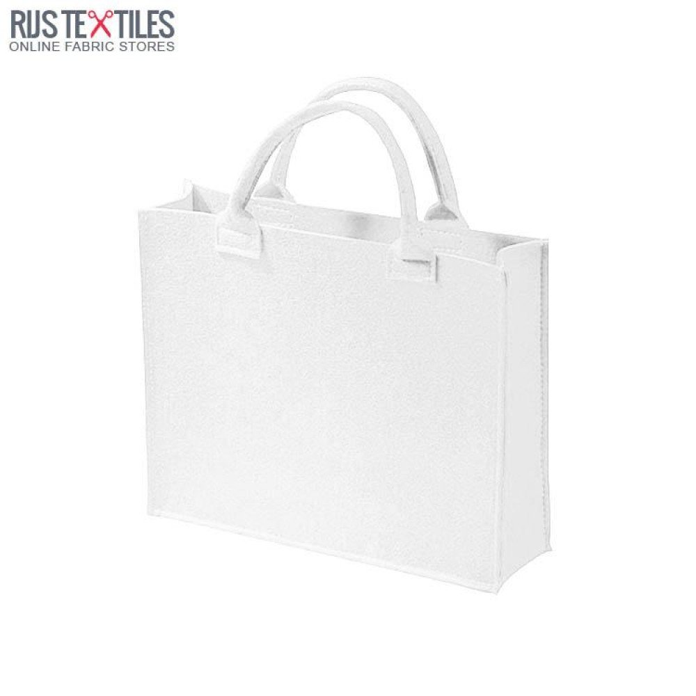 Taschenfilz 3mm Weiß - Fest und Langlebig Taschenfilz 3mm Weiß - (Filzstoffe Für Taschen (Meterware))