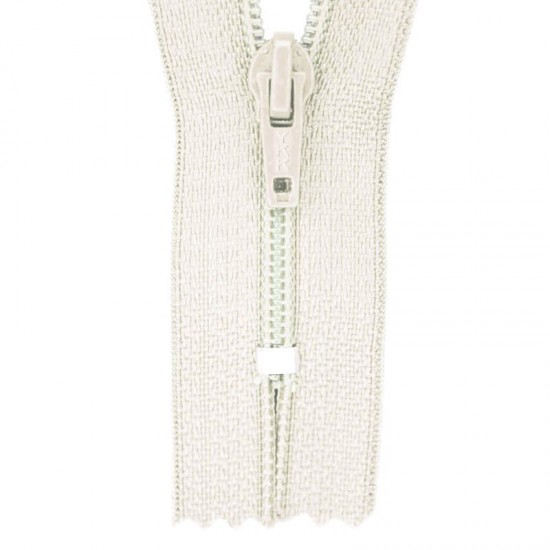 Zipper YKK Off White 12CM Nylon Zipper YKK Off White 12CM Nylon