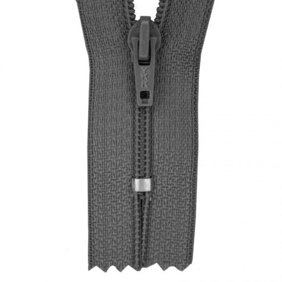 Zipper YKK Dark Grey 40CM Nylon Zipper YKK Dark Grey 40CM Nylon