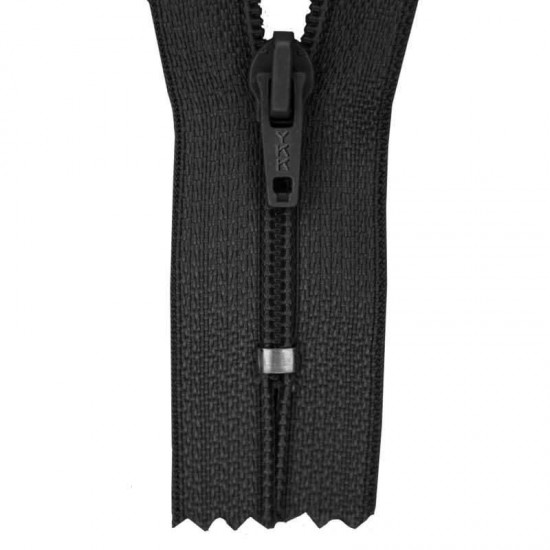 Zipper YKK Black 18CM Nylon Zipper YKK Black 18CM Nylon