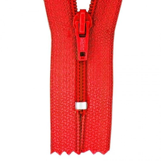 Zipper YKK Red 25CM Nylon Zipper YKK Red 25CM Nylon