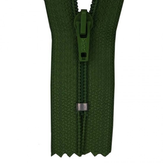Zipper YKK Dark Green 35CM Nylon Zipper YKK Dark Green 35CM Nylon