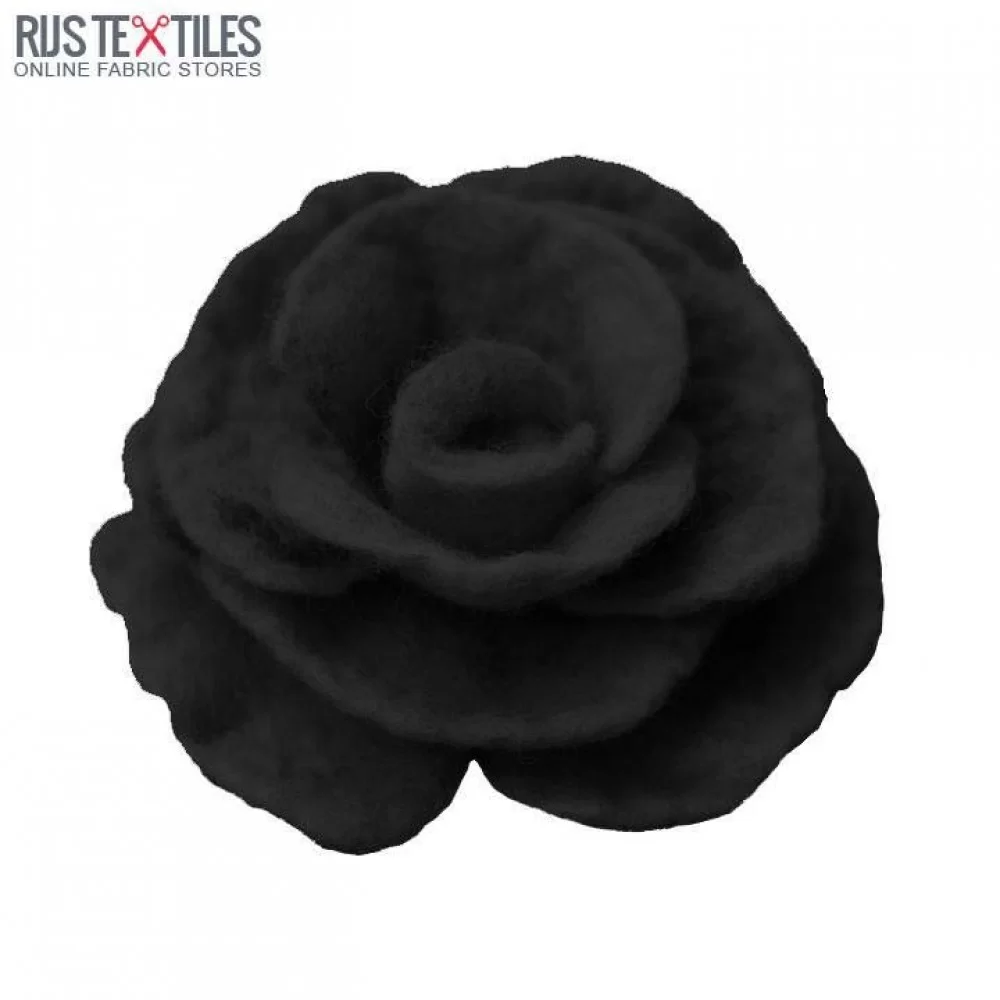 Felt Fabric 1,5mm Thick Black