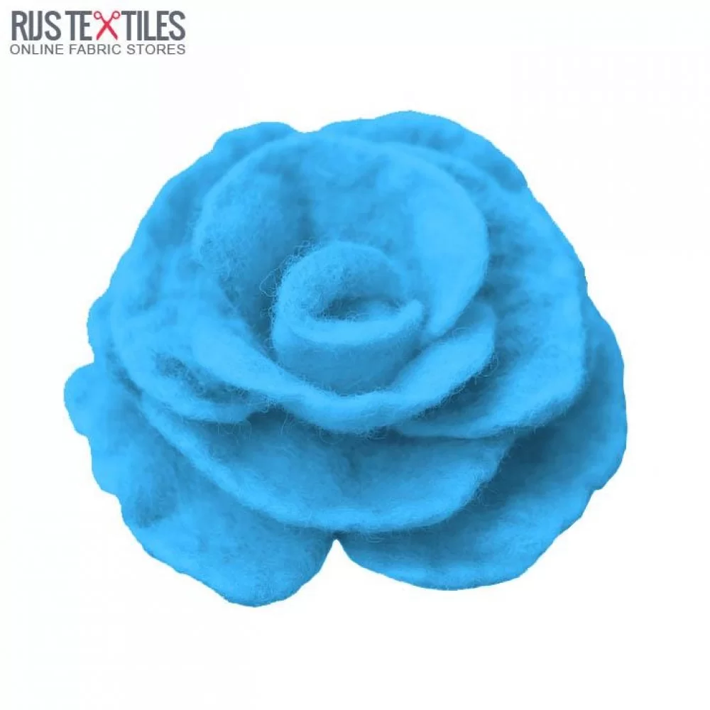 Felt Fabric 1,5mm Thick Aqua Felt Fabric Aqua - (Craft Felt Fabric)