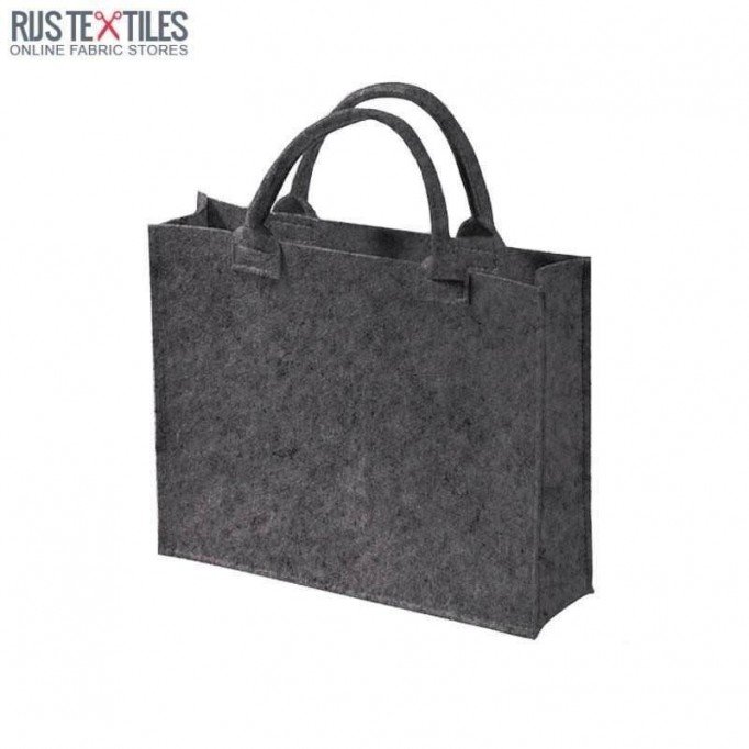 Tessuto Feltro 3mm Grigio Scuro Melange  - (Feltro Al Metro (Spesso 3mm))