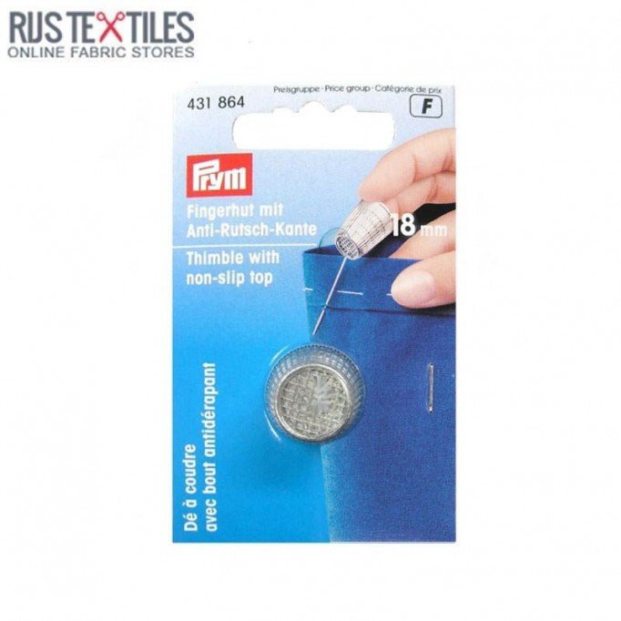 Ditale Con Spigolo Antiscivolo 18mm Prym 431864 - (Accessori Merceria )