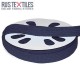 Flat Cotton Cord Navy 12mm Flat Cotton Cord Navy 12mm