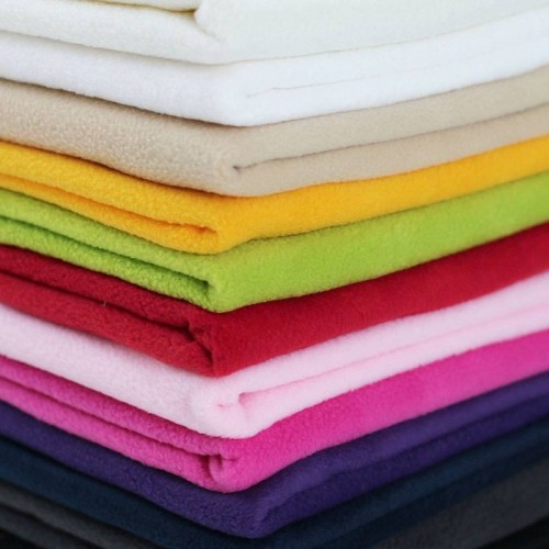 Fleece stoffen in 40 verschillende kleuren online kopen