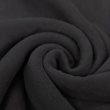 Tessuto Spugna Elastica Grigio Scuro - (Tessuto Spugna Elastica)