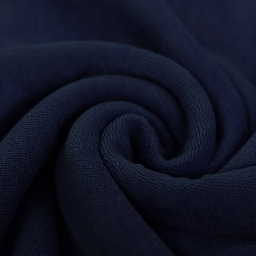 Streak Frotté Stof Navy - (Streak Frotté Stof)