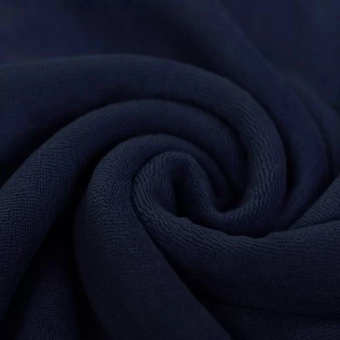 Tissu Jersey Éponge Marine - (Tissu Jersey Éponge)