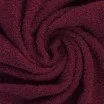 Tessuto Spugna Di Cotone Bordeaux - (Tessuto Spugna Di Cotone)