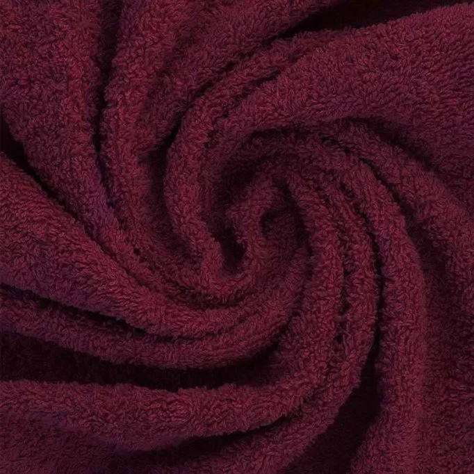 Tessuto Spugna Di Cotone Bordeaux - (Tessuto Spugna Di Cotone)