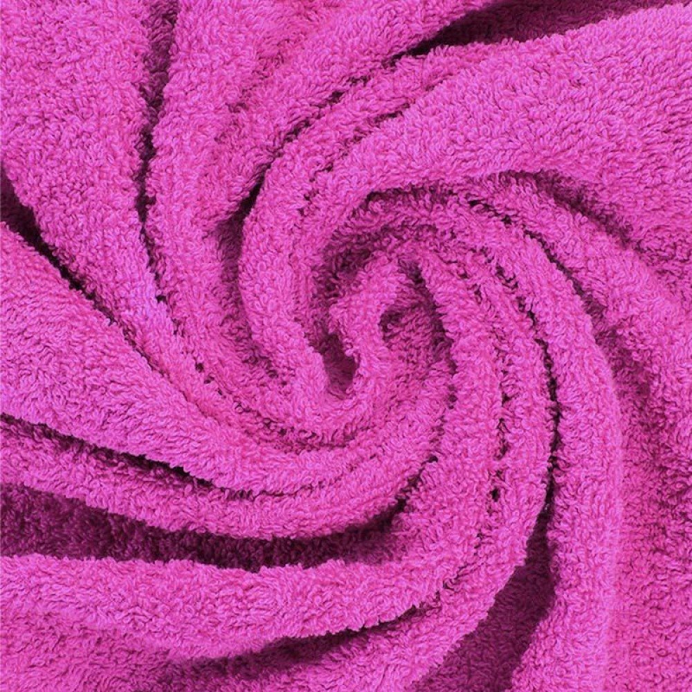 Tessuto Spugna Di Cotone Fucsia