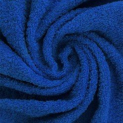 Frotté Stof Kobolt Blå 