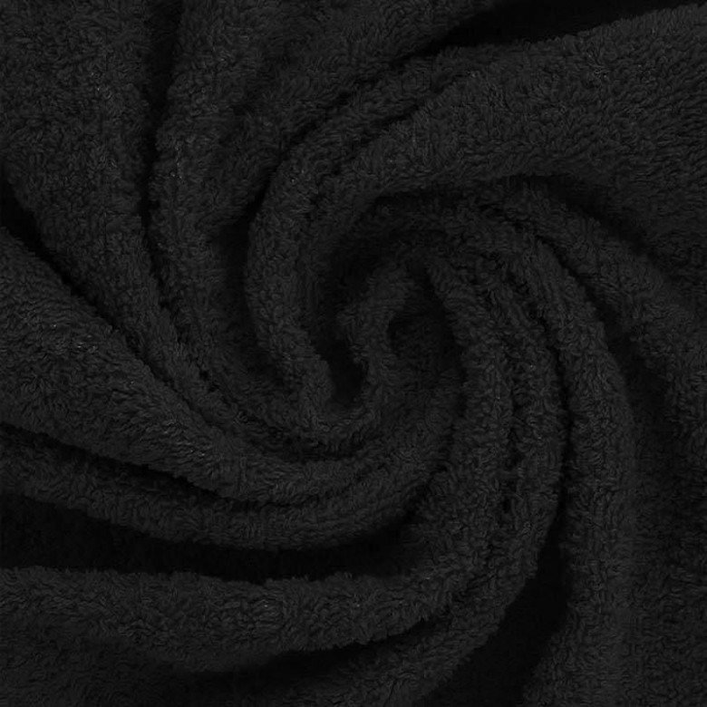 Frotté Stof Sort Frotté Stof Sort - (Frotté Bomuld )