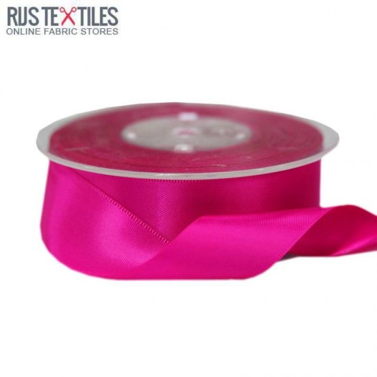 Satin Ribbon 25mm Fuchsia Satin Ribbon 25mm Fuchsia