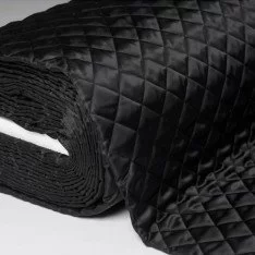 Lining Black Quilted 5cm 