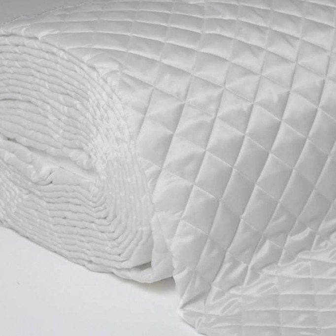 Steppfutter Weiß Wattiert 5cm - (Steppfutter Wattiert)