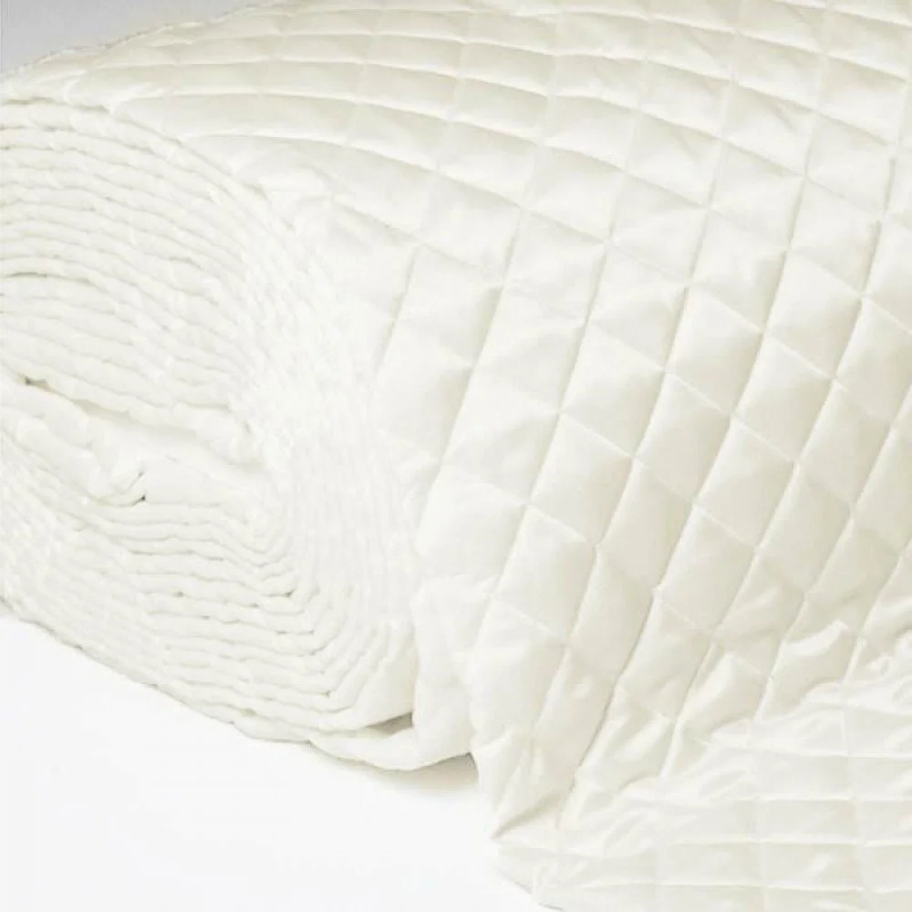 Doublure Écru Matelassé 5cm  - (Tissu Doublure Matelassé )