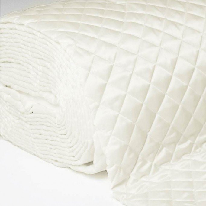 Lining Off White Quilted 5cm - (Lining Fabric Quilted)