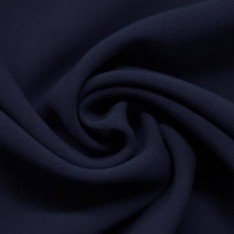 Gabardine Stof Navy Blå Stræk Gabardine Stof Navy Blå Stræk